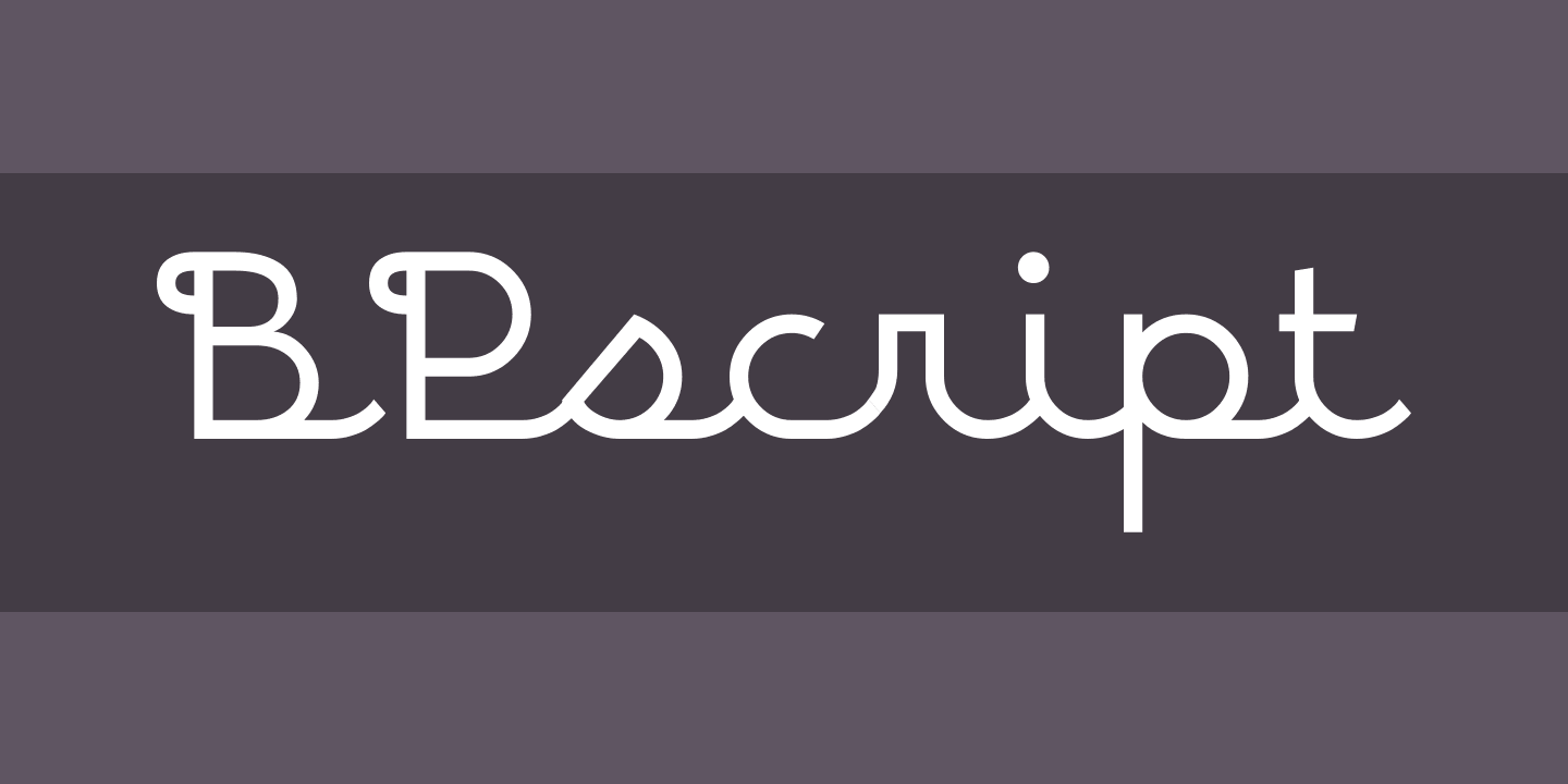 Czcionka BPscript